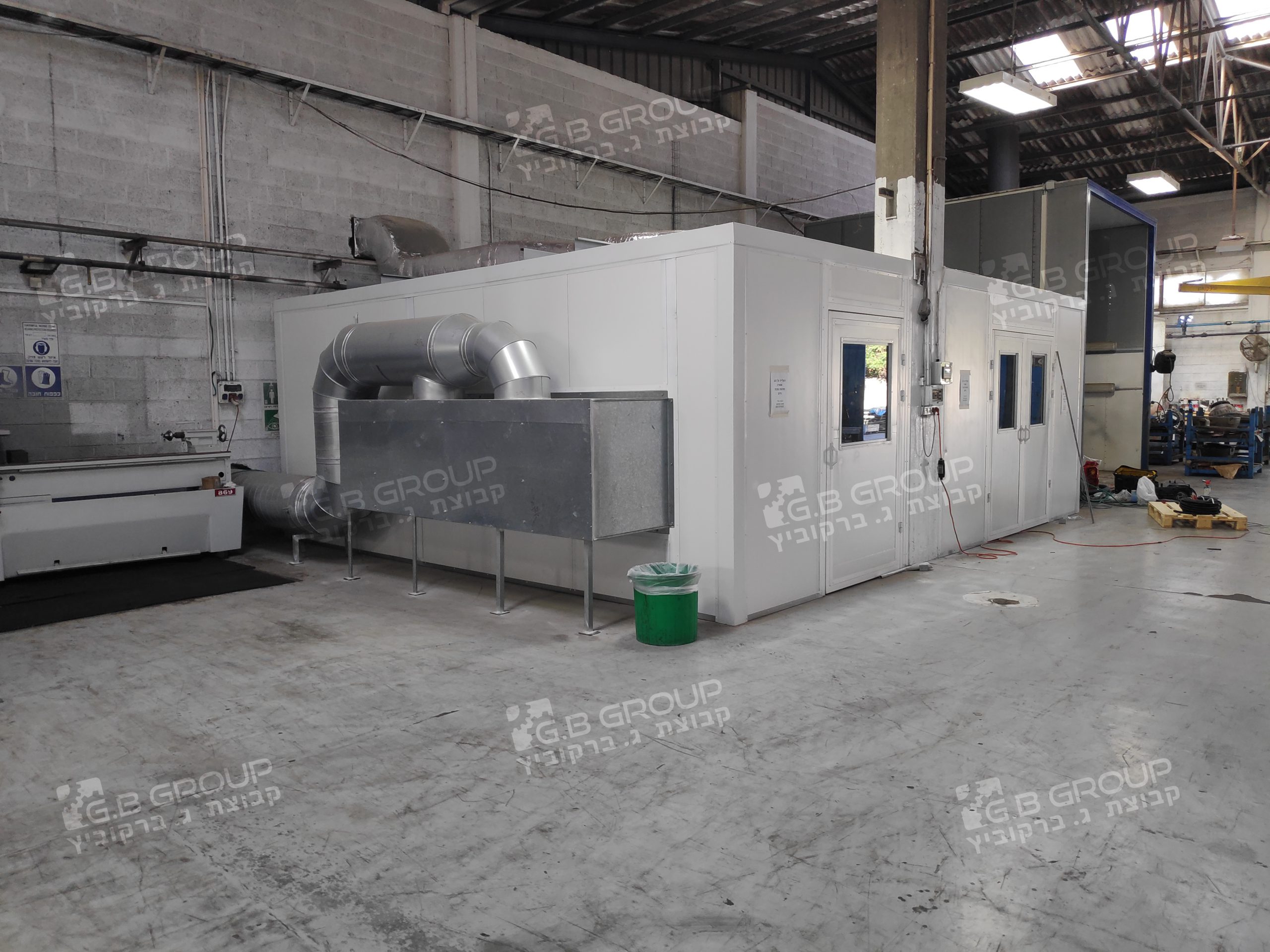 PLC Controlled Painting Booth